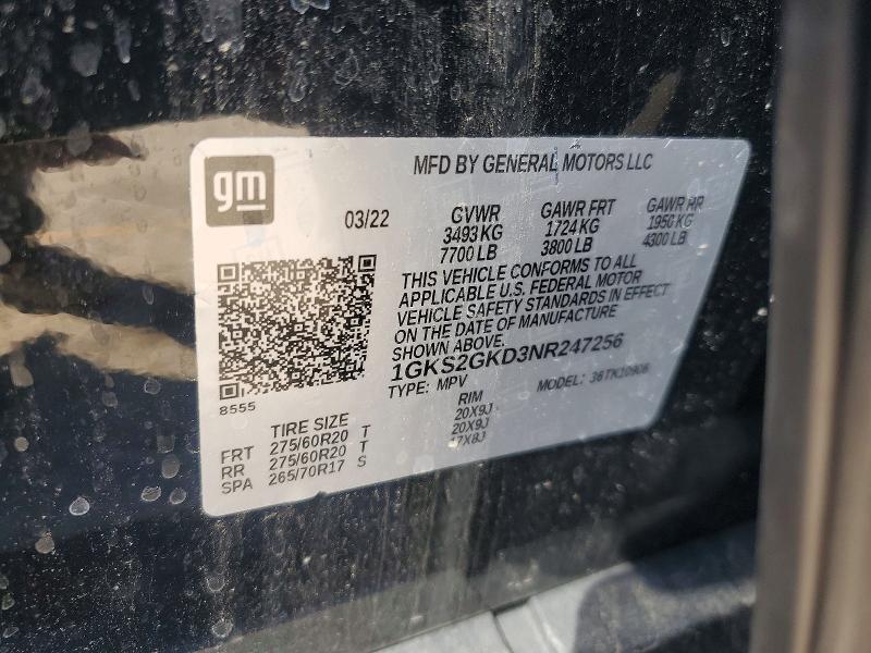 2022 GMC Yukon xl K1500 slt