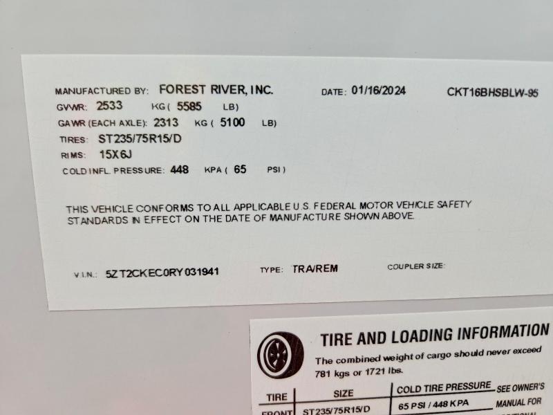 2024 Foresriver 2024 Forest River Black Label Camper