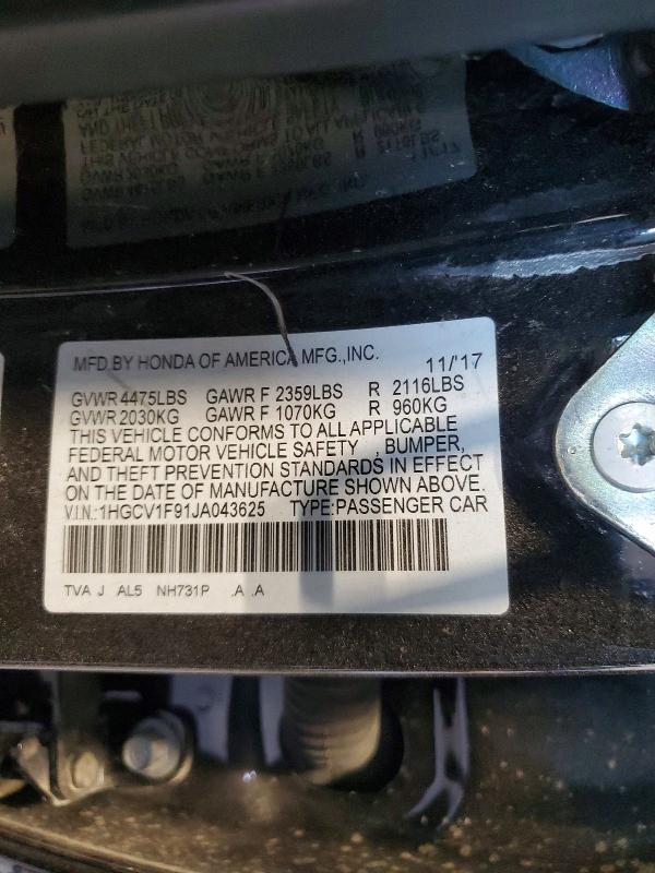 2018 Honda Accord Touring