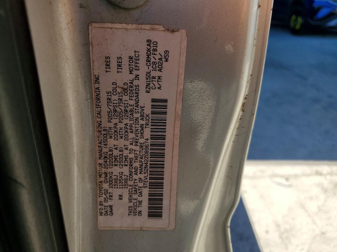 2002 Toyota Tacoma Base