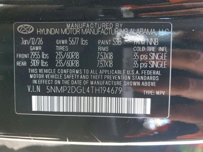 2026 Hyundai Santa fe sel