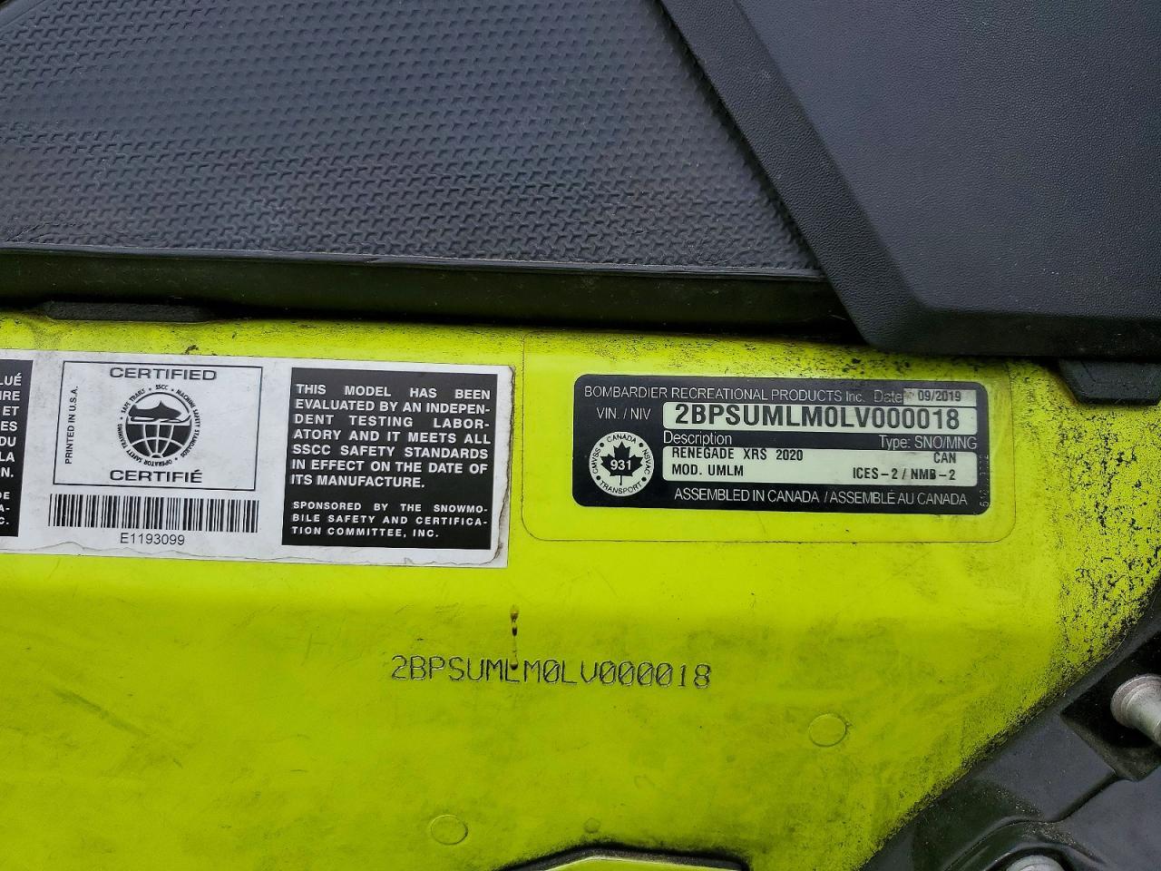 2022 Skidoo Renegade X