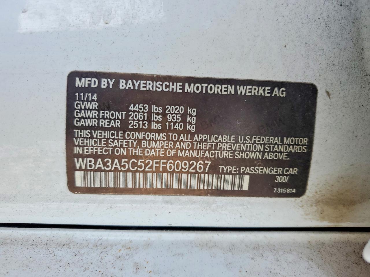2015 BMW 328 i