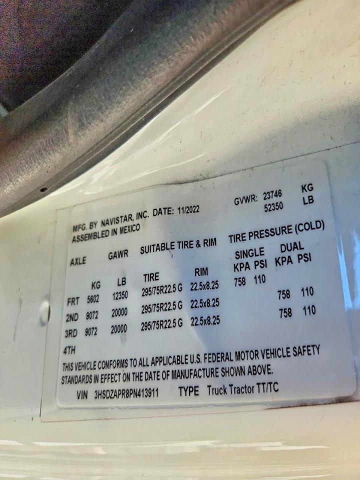 2023 International LT625 Semi Truck