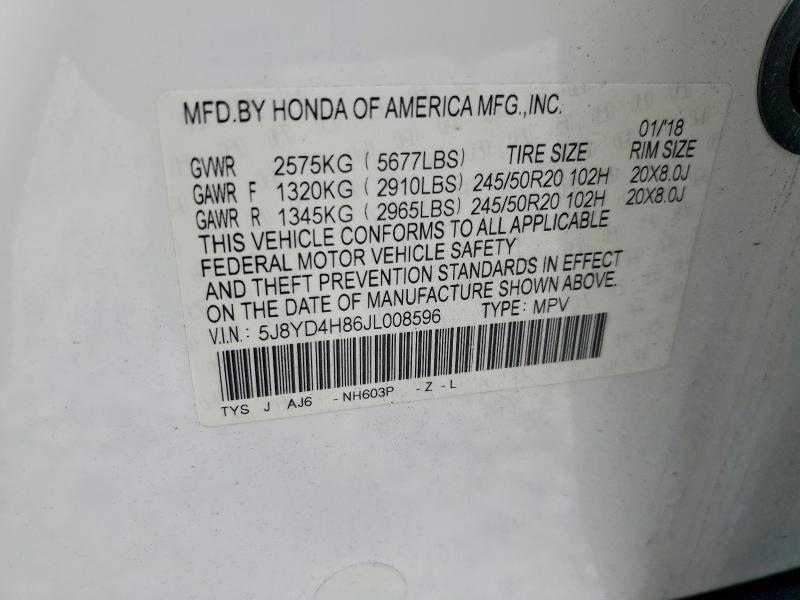 2018 Acura Mdx Advance