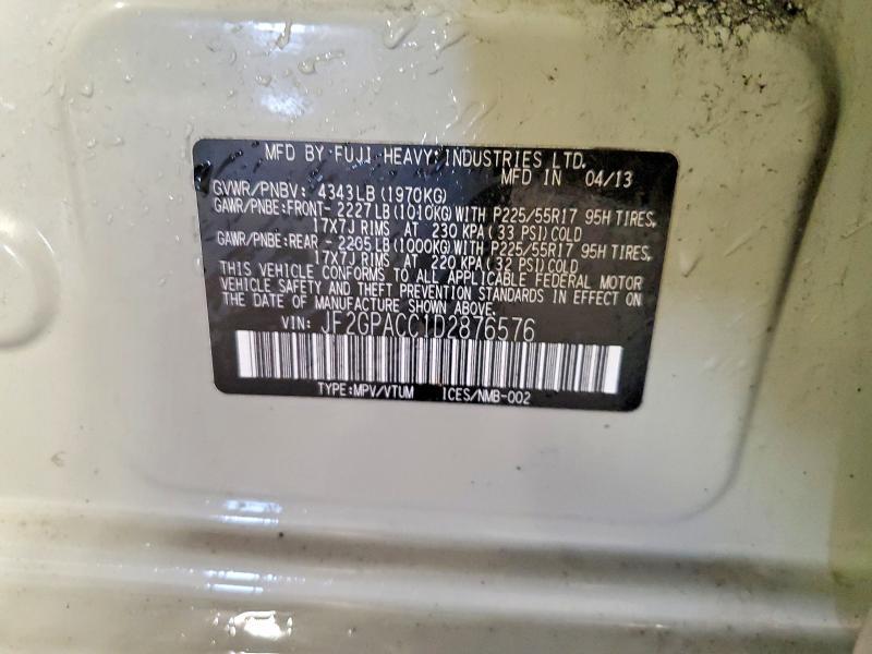 2013 Subaru Xv Crosstrek 2.0 Premium