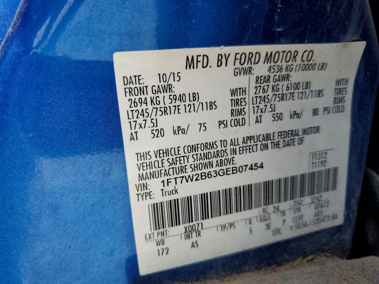 2016 Ford F250 Super Duty