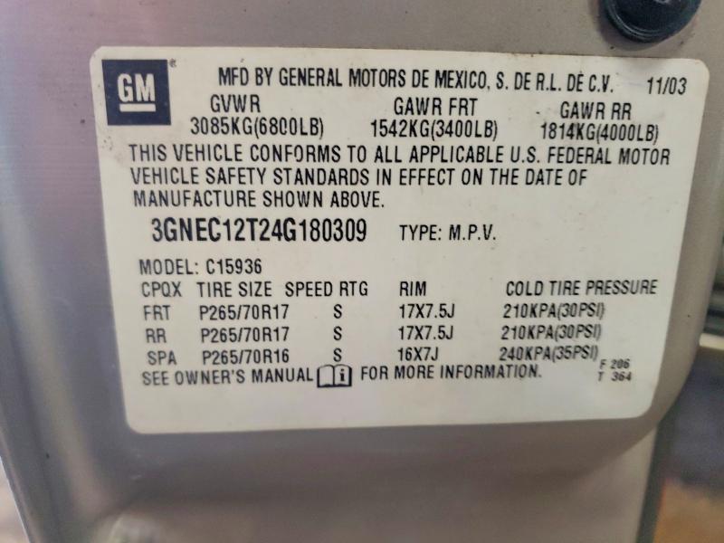 2004 Chevrolet Avalanche C1500