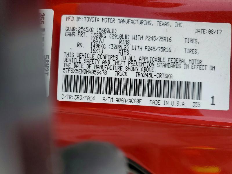 2017 Toyota Tacoma Access cab