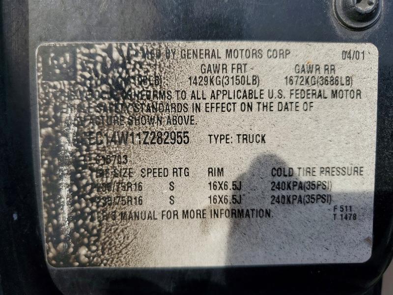 2001 Chevrolet Silverado C1500