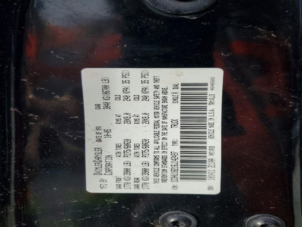 2006 Dodge RAM 1500 ST