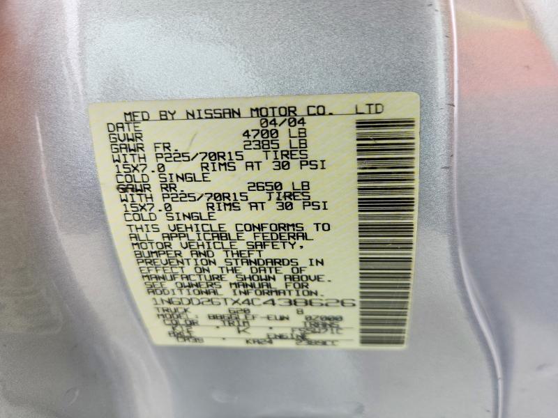 2004 Nissan Frontier Standard