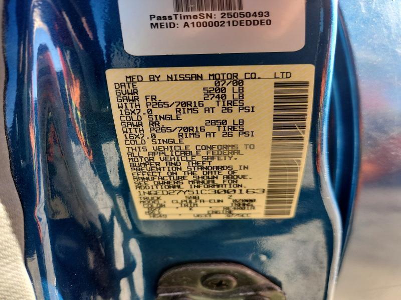 2001 Nissan Frontier XE