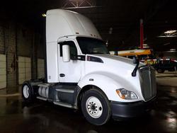 Salvage trucks for sale at Eldridge, IA auction: 2018 Kenworth T680 Semi Truck