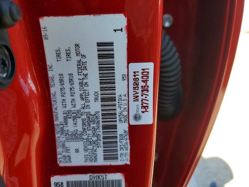 2017 Toyota Tundra SR5