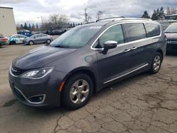 Chrysler Pacifica salvage cars for sale: 2018 Chrysler Pacifica Hybrid Limited