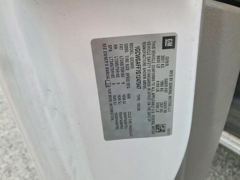 2016 Chevrolet Express G2500