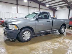 Salvage cars for sale from Copart West Mifflin, PA: 2012 Dodge RAM 1500 ST