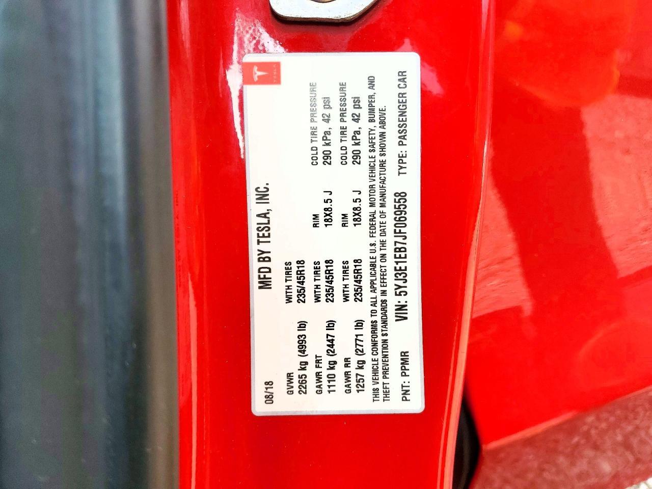 2018 Tesla Model 3