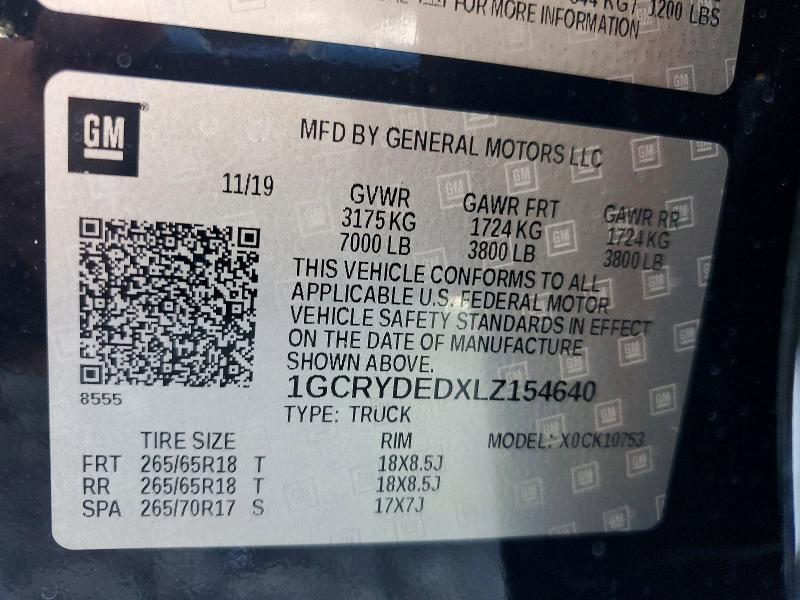 2020 Chevrolet Silverado K1500 LT