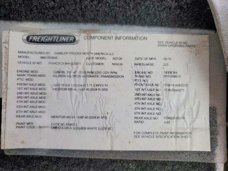 2017 Freightliner M2 106 Medium Duty