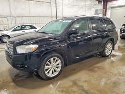 Toyota salvage cars for sale: 2010 Toyota Highlander Hybrid Limited