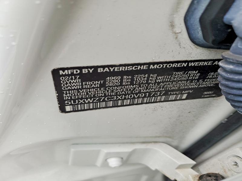 2017 BMW X3 Sdrive28i