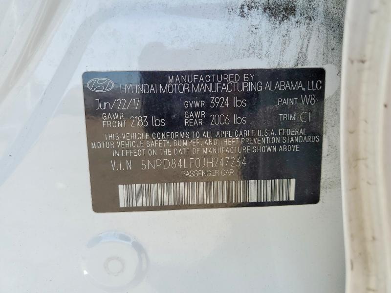 2018 Hyundai Elantra sel