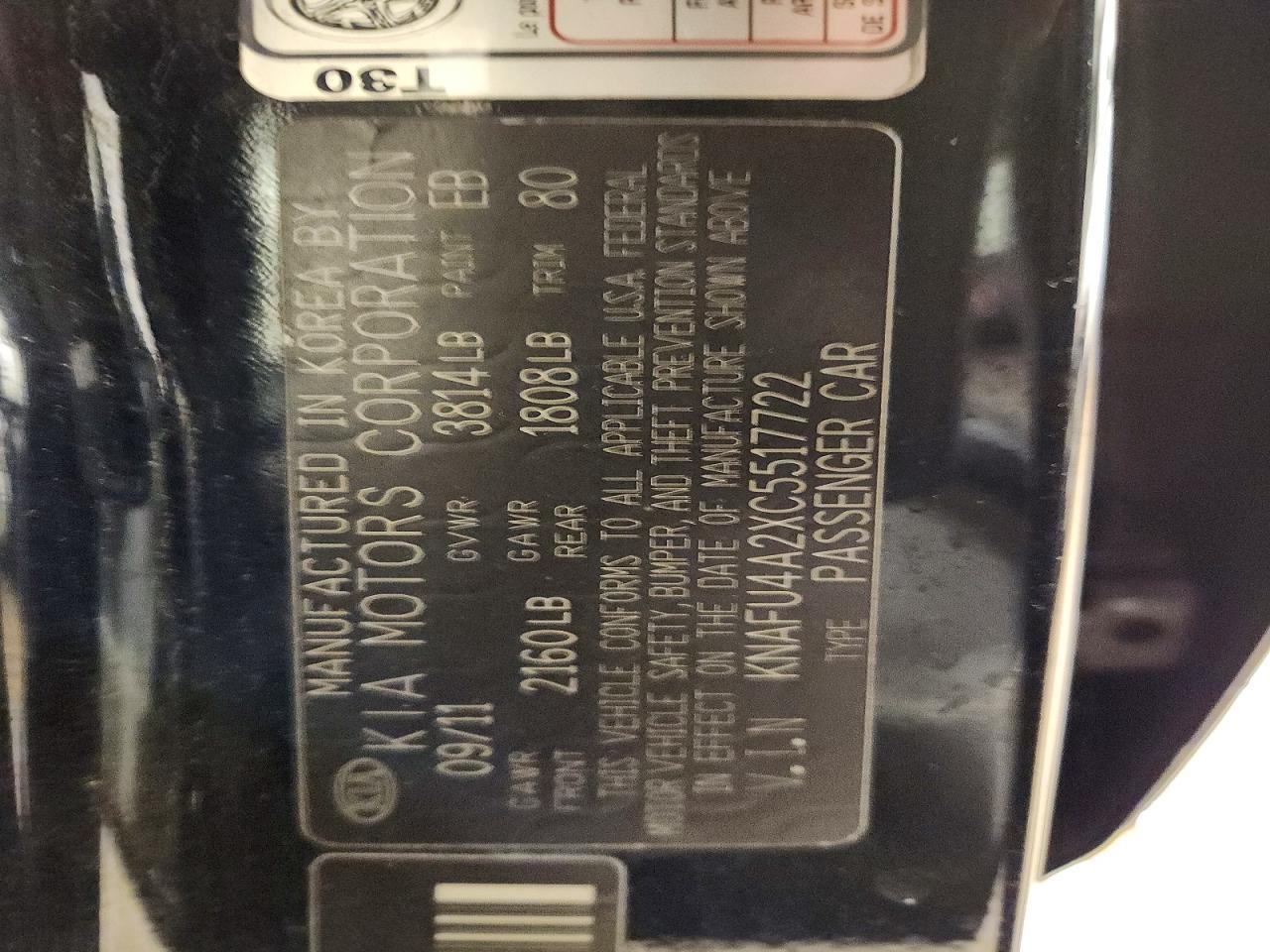 2012 KIA Forte ex