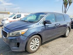 KIA Sedona ex Vehiculos salvage en venta: 2015 KIA Sedona ex