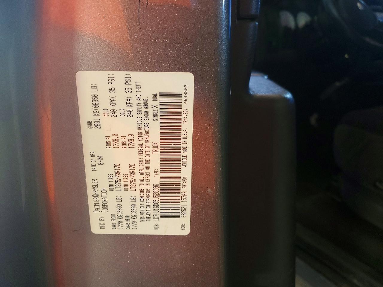 2005 Dodge RAM 1500 ST