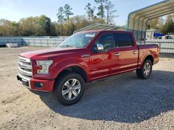 Salvage trucks for sale at Augusta, GA auction: 2016 Ford F150 Supercrew