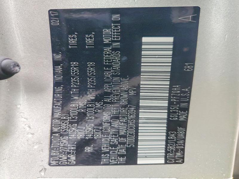 2017 Toyota Sienna Limited 7-passenger