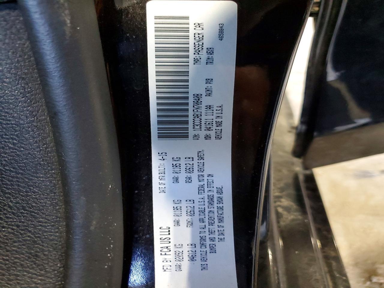 2015 Chrysler 200 Limited