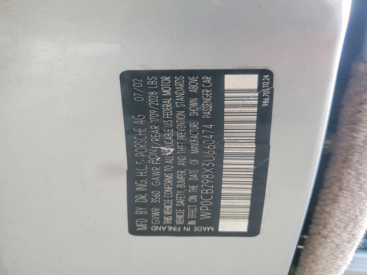 2003 Porsche Boxster s