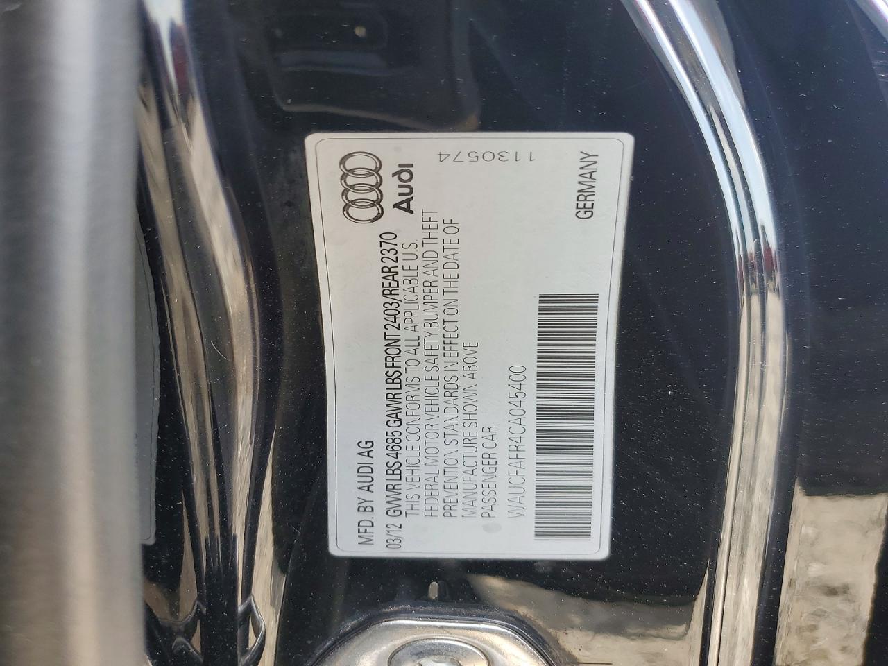 2012 Audi A5 Premium