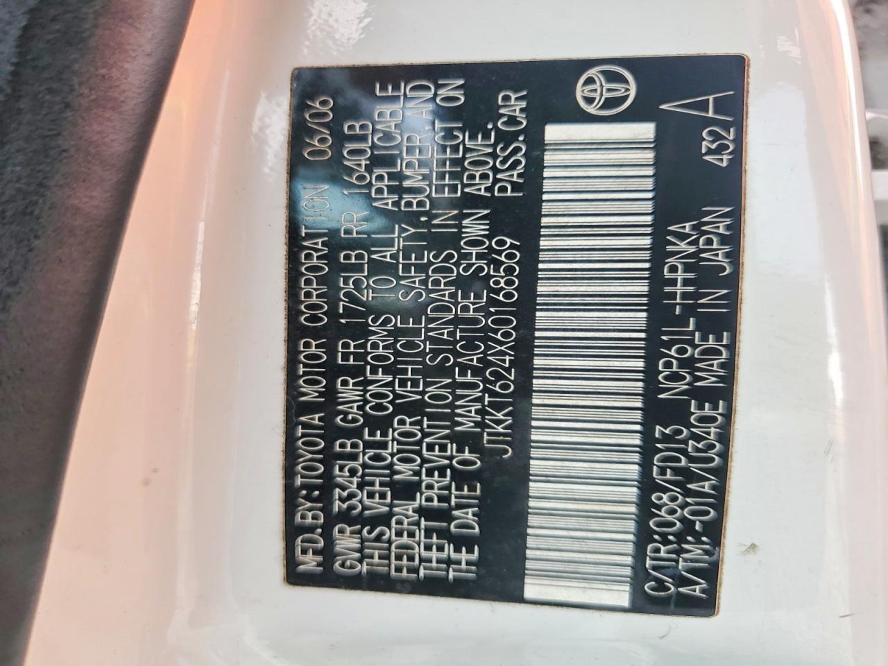 2006 Scion Xa Base