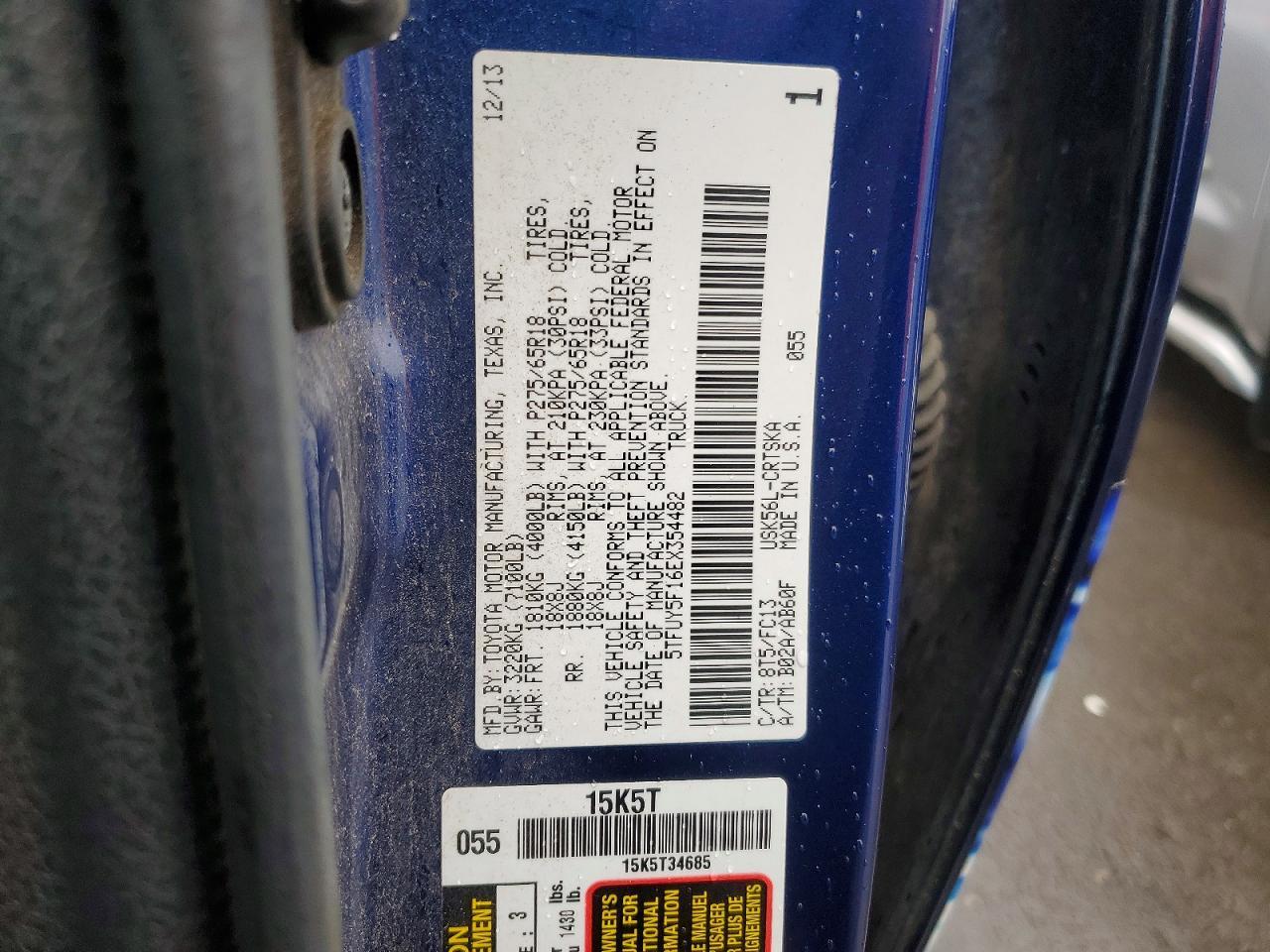 2014 Toyota Tundra SR5