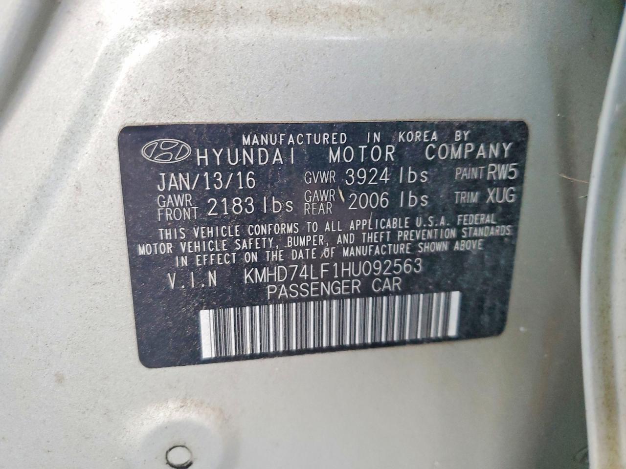 2017 Hyundai Elantra se