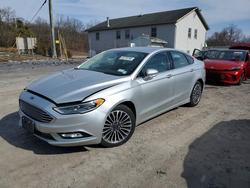 Ford salvage cars for sale: 2018 Ford Fusion Titanium