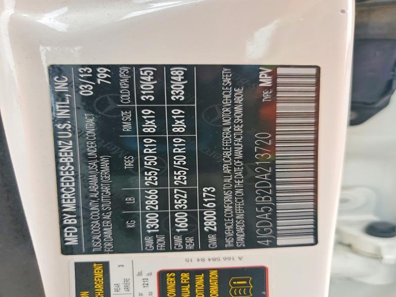 2013 Mercedes-Benz Ml 350