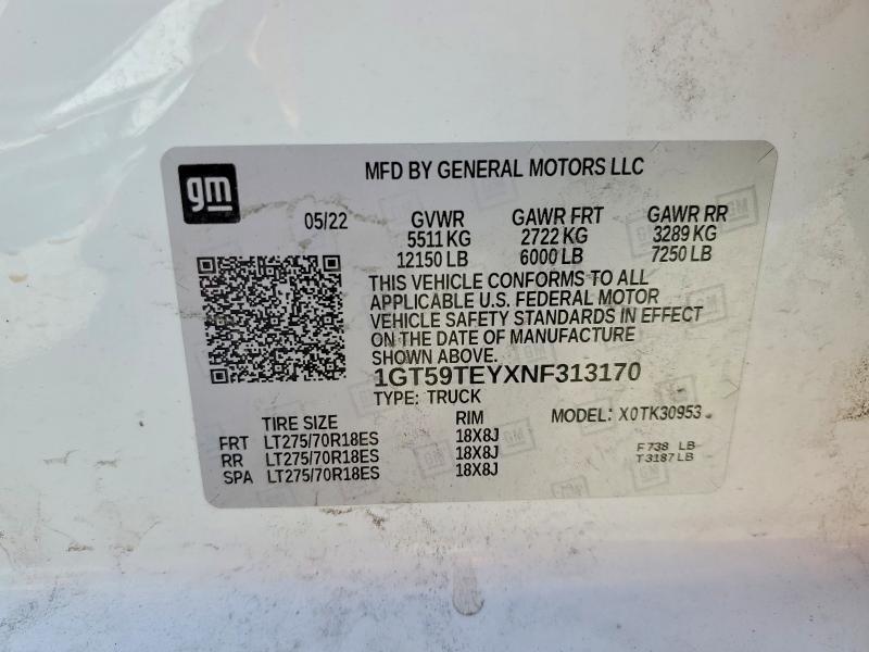 2022 GMC Sierra K3500 SLE