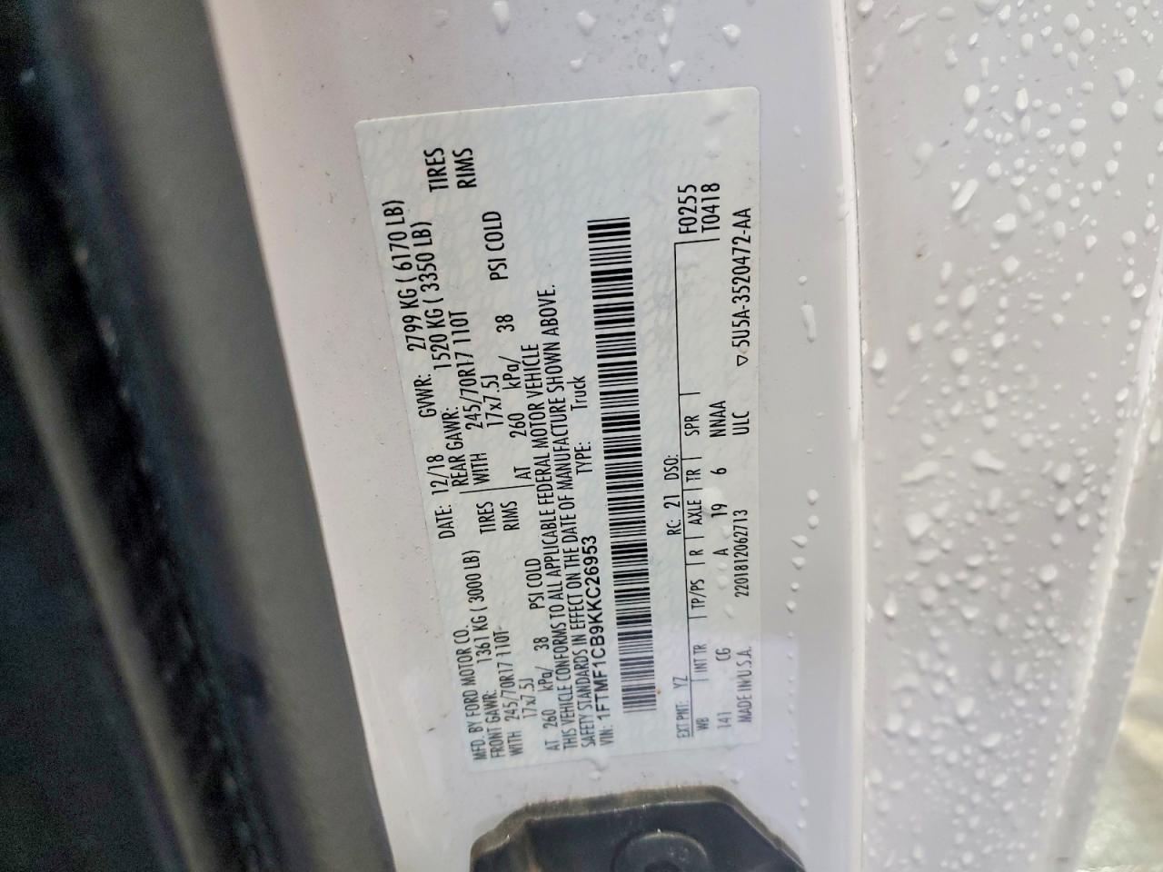 2019 Ford F150