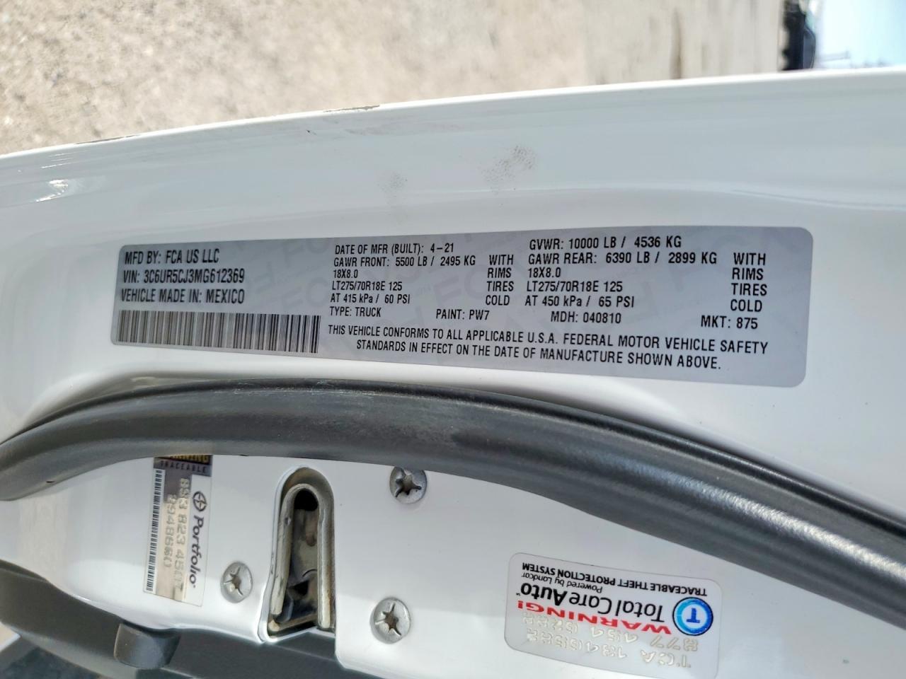 2021 Dodge RAM 2500 Tradesman