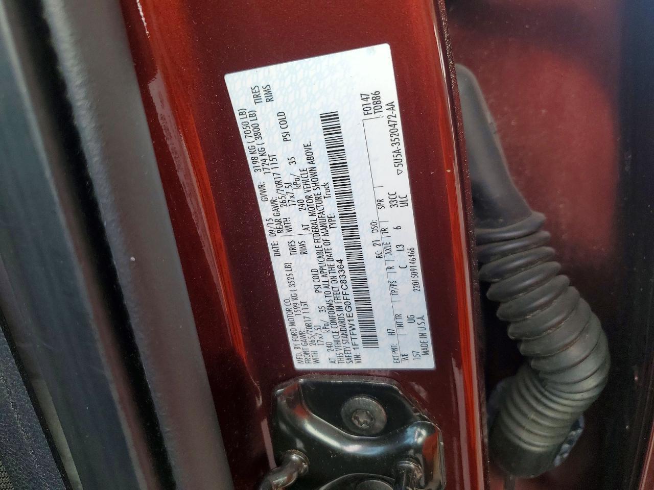2015 Ford F150 Supercrew