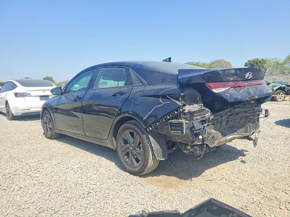 2021 Hyundai Elantra Hybrid Blue