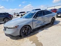 Honda salvage cars for sale: 2024 Honda Accord Hybrid Sport-l