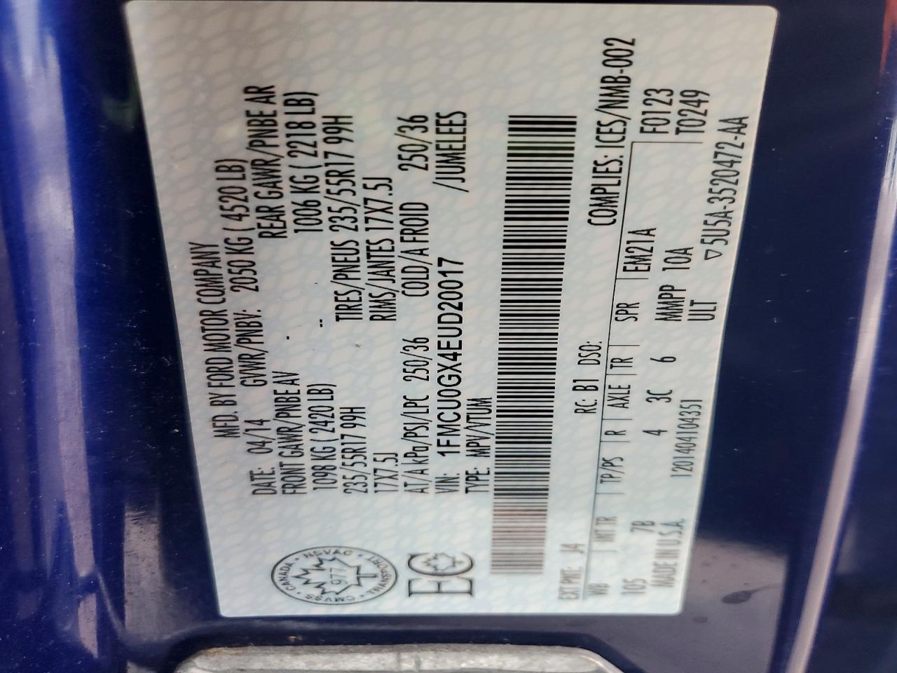2014 Ford Escape se