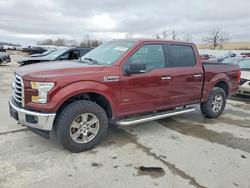 Salvage trucks for sale at Bridgeton, MO auction: 2017 Ford F150 Supercrew