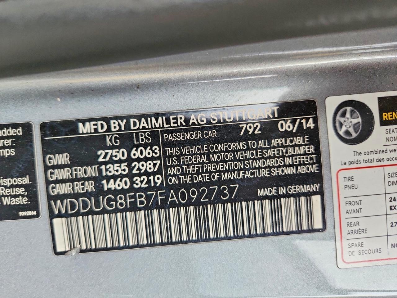 2015 Mercedes-Benz S 550 4matic